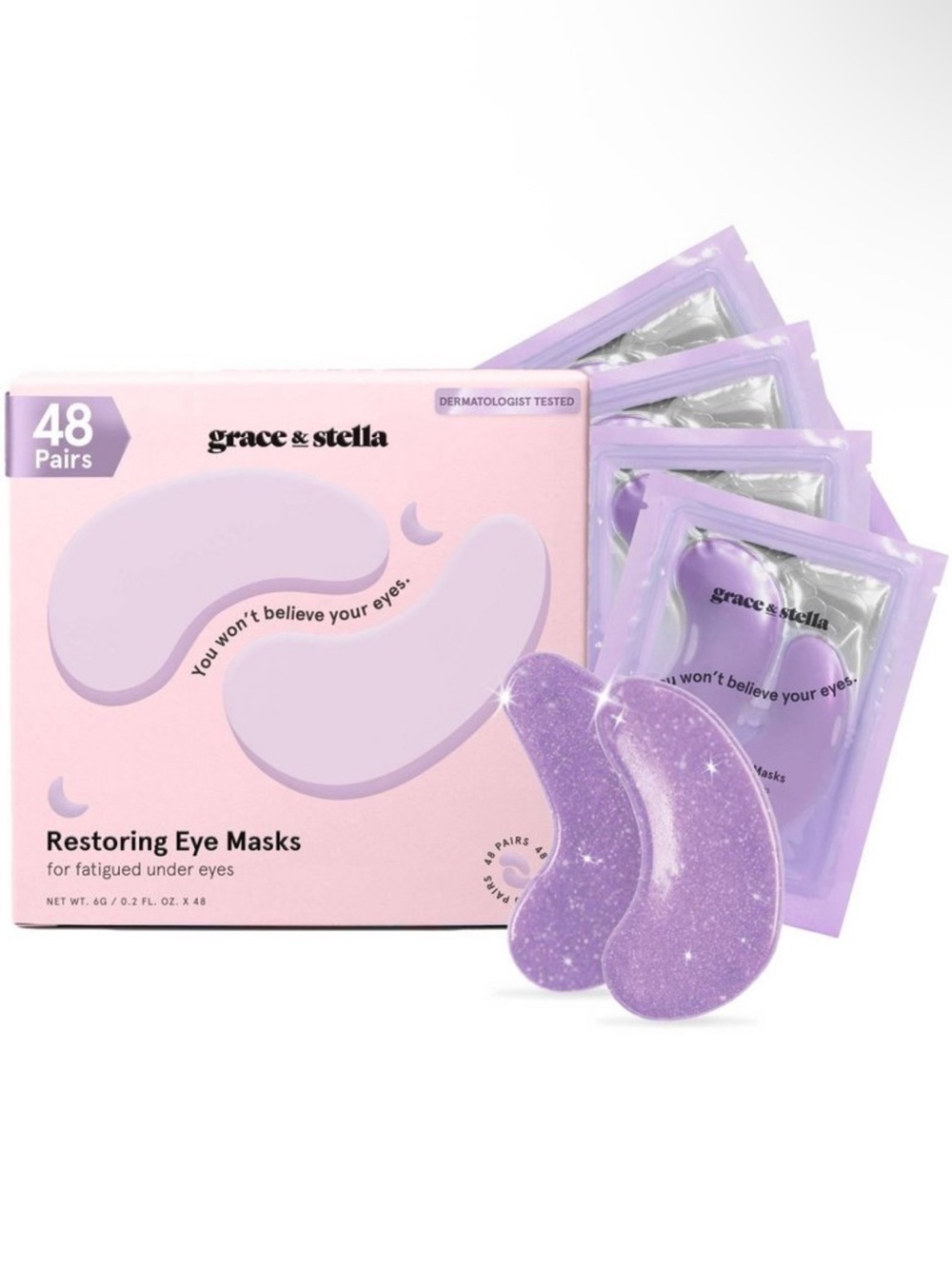 Grace & Stella Restoring Under Eye Masks •48 ct